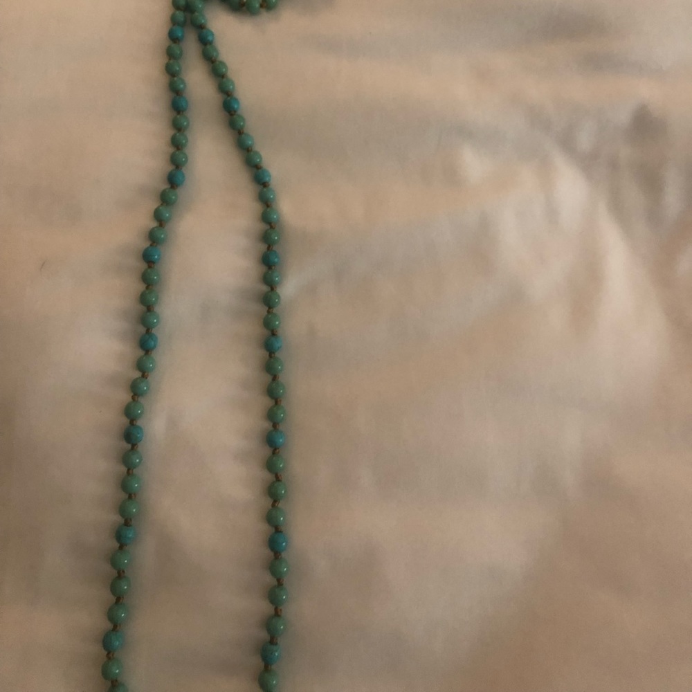 Long Wrap Around Beaded Necklace